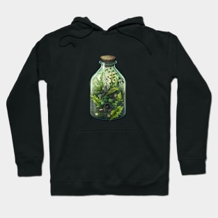 Green terrarium in a bottle Hoodie